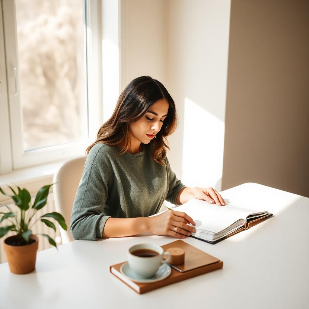 Mujer aplicando el método Reinicio Total